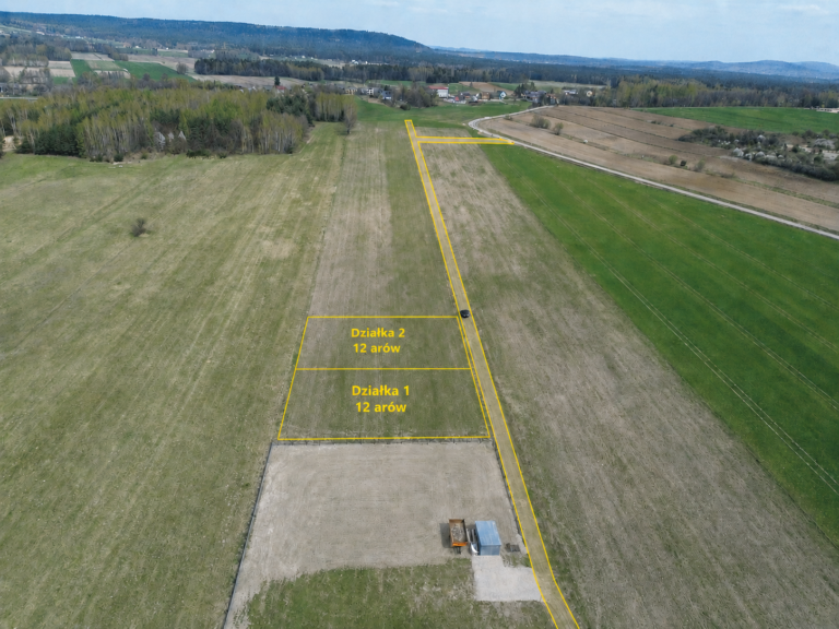 Działka Łopuszno – budowlana z WZ, Wielebnów, 1 239 m²