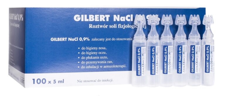 Gilbert NaCl 0,9%- sól fizjologiczna 1 ampułka