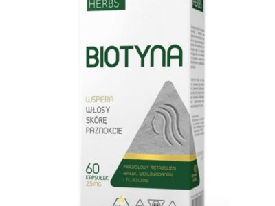 Medica Herbs Biotyna – Naturalnie wzmocnienie włosów – 60 kapsułek