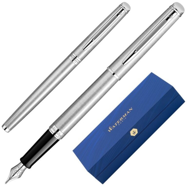 Pióro wieczne Waterman Hemisphere CT – stal satynowa, etui