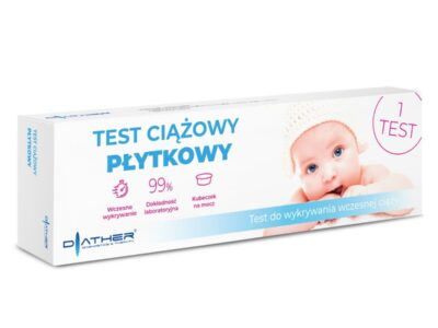 Diather Test Ciążowy hCG Płytkowy – wykrywanie obecności hormonu hCG