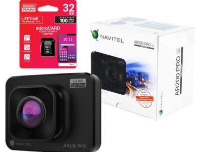 Zestaw Wideorejestrator kamera Navitel AR200 PRO 2″ FHD + karta pamięci 32GB