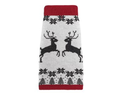 Sweterek dla psa REINDEER świąteczny – L