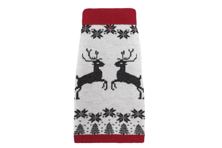 Sweterek dla psa REINDEER świąteczny – L