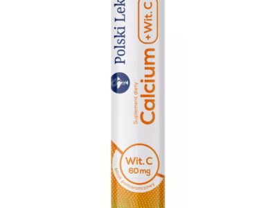 Calcium + Witamina C o smaku pomarańczowym