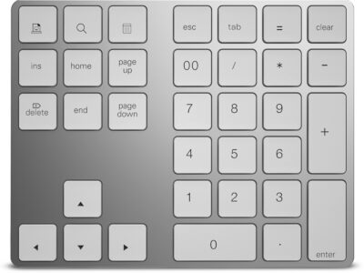 Klawiatura numeryczna z Bluetooth do laptopa, tabletu z zasięgiem do 10 metrów, membranowa typerCLAW-BN100