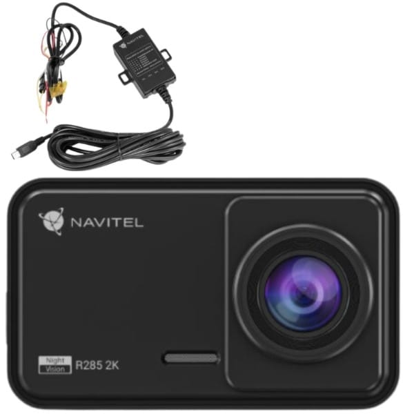 Zestaw Wideorejestrator kamera samochodowa Navitel R285 2K + adapter zasilania Smartbox NAVITEL