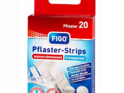 Plastry przeźroczyste, wodoodporne 20 szt