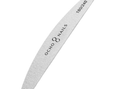 Pilnik do paznokci 180/240 Ocho Nails Półksiężyc Slim – 1 szt.