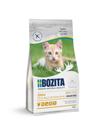 Karma dla kota Bozita Indoor & Sterilised z kurczakiem (Bez dodatku zbóż) – 400g