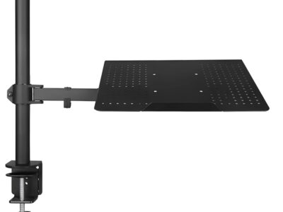 Podstawka na laptopa na biurko na stojaku, regulowana manualnie, przekątna 13-32 cale, na zacisk SolidHand-L01