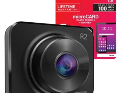 Zestaw Wideorejestrator kamera samochodowa Navitel R2 + karta microSD 32 GB