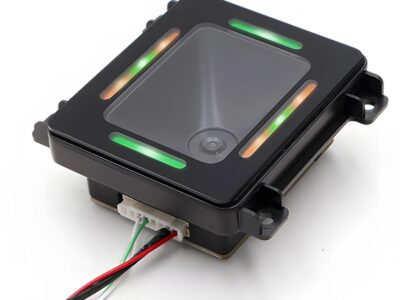 Moduł skanujący kody QR i kreskowe do zabudowy, przewodowy z RFID 13,56 mHz, interfejs RS232 HD-SM820