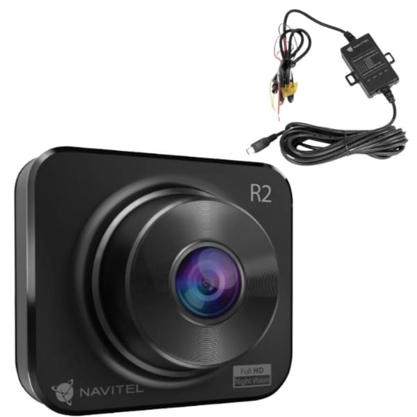 Zestaw Wideorejestrator kamera samochodowa Navitel R2 + adapter zasilania Smartbox NAVITEL