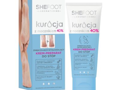 SheFoot Zmiękczająco-wygładzający krem-preparat do stóp – mocznik 40%