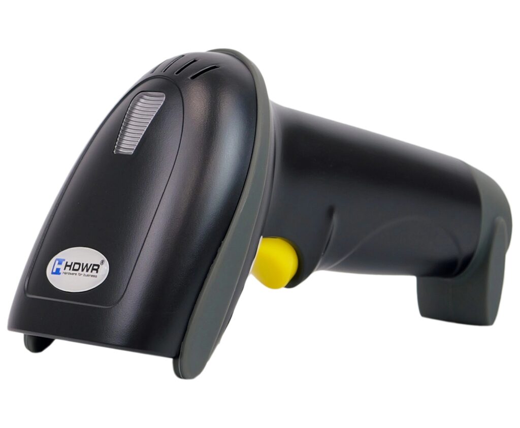 Czytnik kodów kreskowych magazynowy, Bluetooth WIFI 2.4G, wbudowana pamięć, zasięg nawet do 100 m HD77