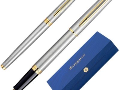 Pióro wieczne Waterman Hemisphere stal satynowa GT w etui