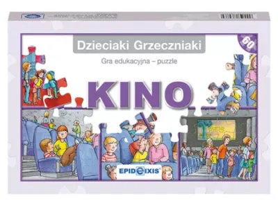 Puzzle 60 el. Dzieciaki Grzeczniaki Kino