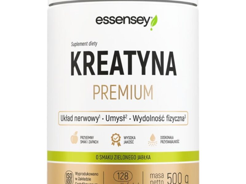 Essensey Kreatyna Premium Zielone Jabłko 500 g