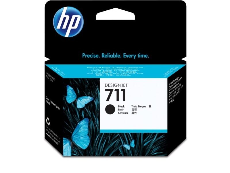 HP Inc. Tusz 711 80ml Black CZ133A