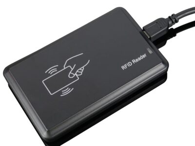 Czytnik RFID LF na karty zbliżeniowe, przewodowy, 125 kHz, kompaktowy, USB do komputera HD-RD20X