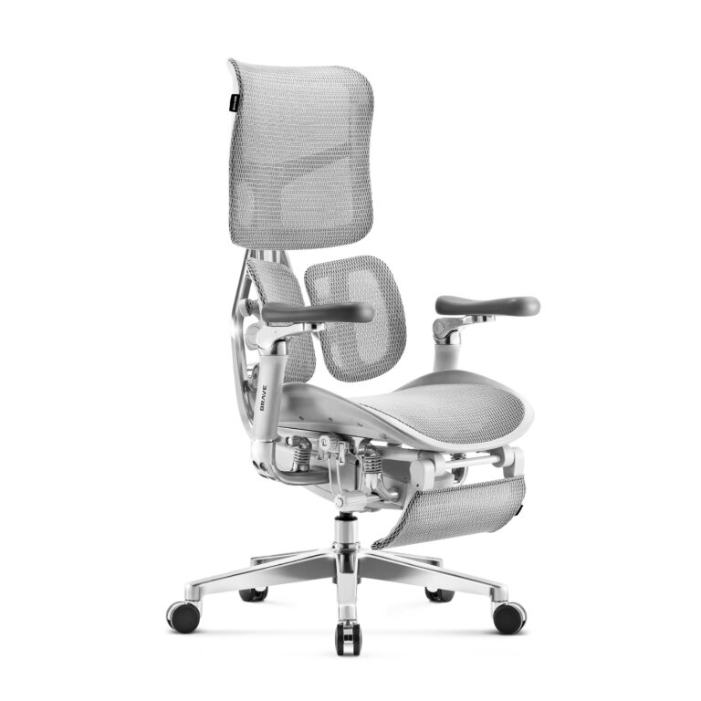 Fotel ergonomiczny szary V-Kinetic
