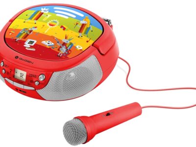 Boombox z mikrofonem dla dzieci Gogen DECKOPREHRAVACR