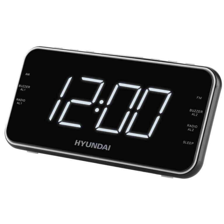 Radiobudzik z USB Hyundai RAC521 PLLBCH Czarny