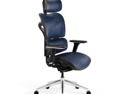 Fotel ergonomiczny Diablo V-Commander: Czarno-Niebieski