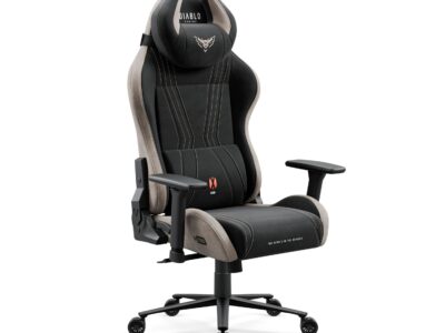 Fotel gamingowy materiałowy Diablo X-Horn 2.0, Normal Size, Camel Black