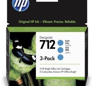HP Inc. Ink 712 3-Pack 29ml Cyan 3ED77A