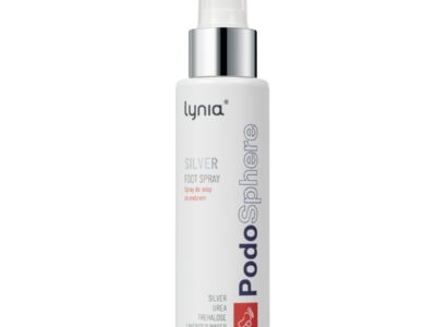 PodoSphere Spray do stóp ze srebrem, trehalozą i mocznikiem Lynia – 100 ml