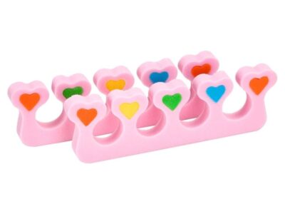 Separatory piankowe do pedicure serduszka Activeshop – 2 sztuki