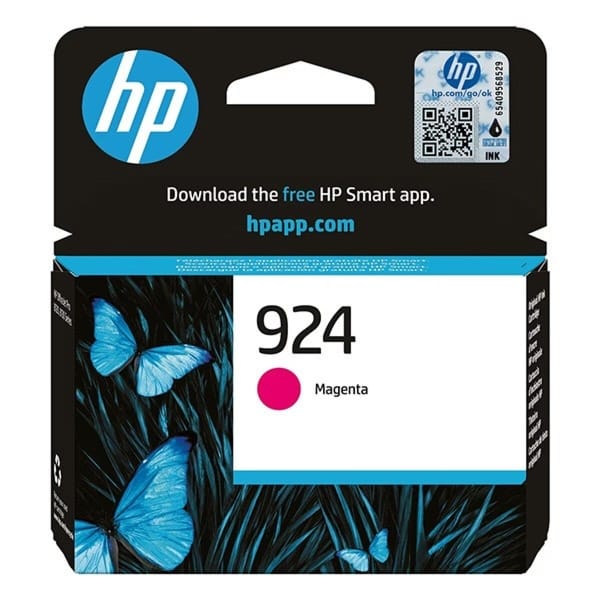 HP oryginalny ink / tusz 4K0U4NE301, HP 924, magenta, blistr, 400s HP oryginalny ink / tusz 4K0U4NE301, HP 924, magenta, blistr, 400s