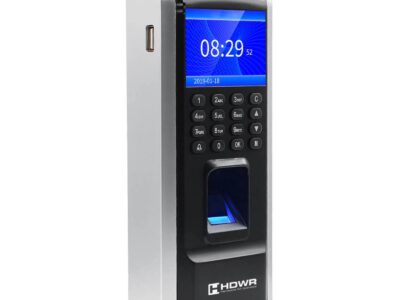 Rejestrator czasu pracy na kartę, brelok, odcisk palca i PIN, RFID 125 kHz, USB, pamięć 1000 pracowników CTR12