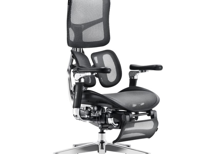 Fotel ergonomiczny czarny V-Kinetic