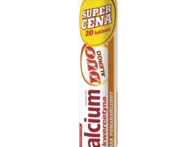 Calcium + kwercetyna DUO Alergo 20 tabletek musujących pomarańczowych