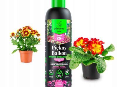 PLANTEO PŁYN 1L PIĘKNY BALKON ROŚLINY BALKONOWE OGRÓD ORGANICZNY NAWÓZ BIO