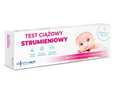 Diather Test Ciążowy hCG Strumieniowy – domowa diagnoza ciąży