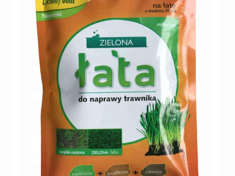 ZIELONA ŁATA MIKORYZA 25G RENOWACJA TRAWNIKA ZIELONY DOM NAPRAWA TRAWNIKA