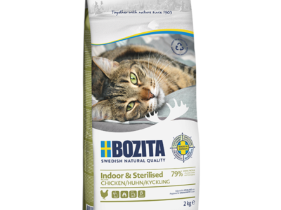 Karma dla kota Bozita Indoor & Sterilised z kurczakiem (Bez dodatku zbóż) – 2000g