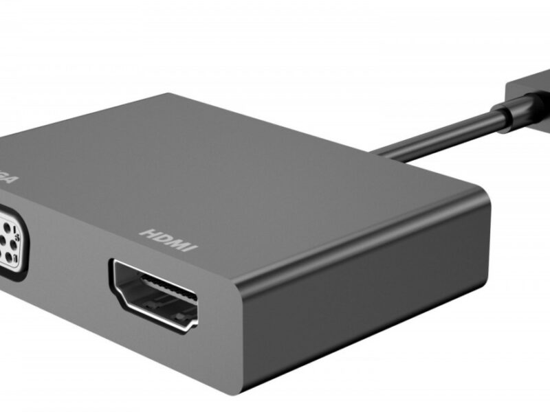 HP Inc. MicroUSB to HDMI/VGA Adapter