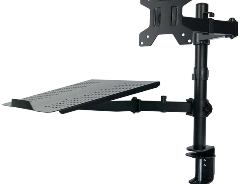 Stojak na monitor i laptop na biurko, monitor 13″-32″, waga do 10 kg, standard VESA SolidHand-LM01