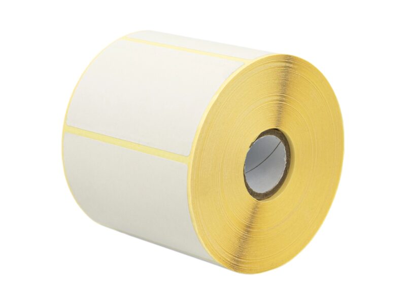 Etykiety EZD termiczne na rolce, papierowe, białe o wymiarach 80 x 50 mm, 1000 sztuk ETK-TM-80×50-FI25