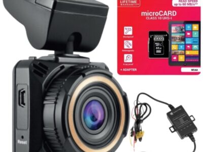 Zestaw Wideorejestrator kamera samochodowa Navitel R6 + adapter zasilania Smartbox NAVITEL + karta 64GB