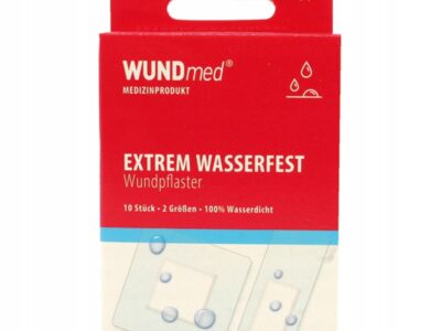 PLASTRY OPATRUNKOWE MEGA WODOODPORNE MOCNE NIEMIECKIE WUNDMED 10 SZT