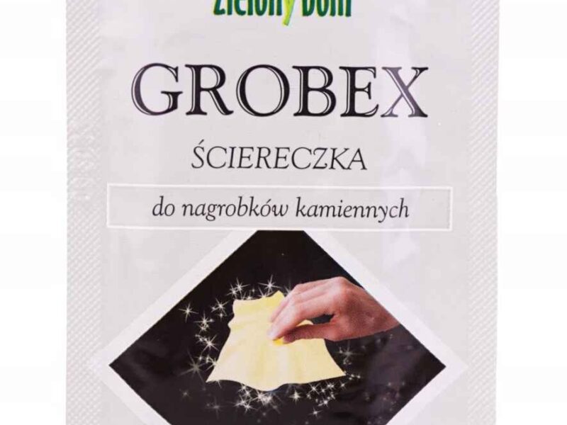 ŚCIERECZKA DO CZYSZCZENIA GROBÓW GROBEX NAWILŻANA CZYSZCZĄCA POMNIK MOKRA