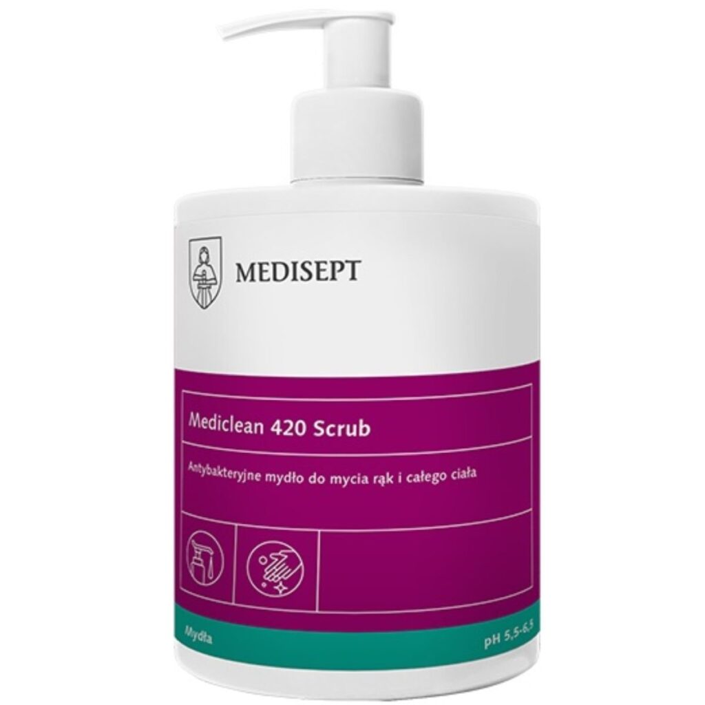 Medisept MEDICLEAN 420 Scrub – mydło antybakteryjne-500 ml
