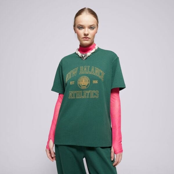 New Balance T Shirt Athletics Oversized Crest T Shirt