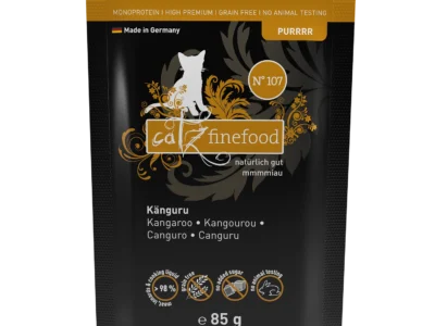 85g finefood Purrrr kangur, monobiałkowe jedzenie dla kotów, saszetka
